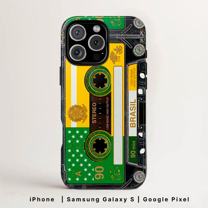 Custom Phone Cases-Countries Cassette