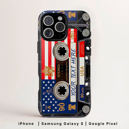 Custom Phone Cases-Countries Cassette