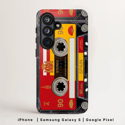 Custom Phone Cases-Countries Cassette