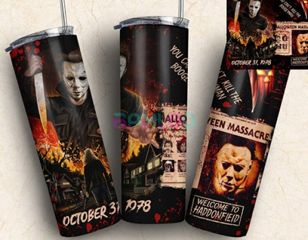 Glow In The Dark Tumbler 20Oz (30% Off) Michael Myers